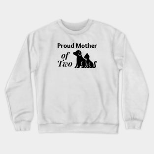 Proud Mother of Two 01 Crewneck Sweatshirt